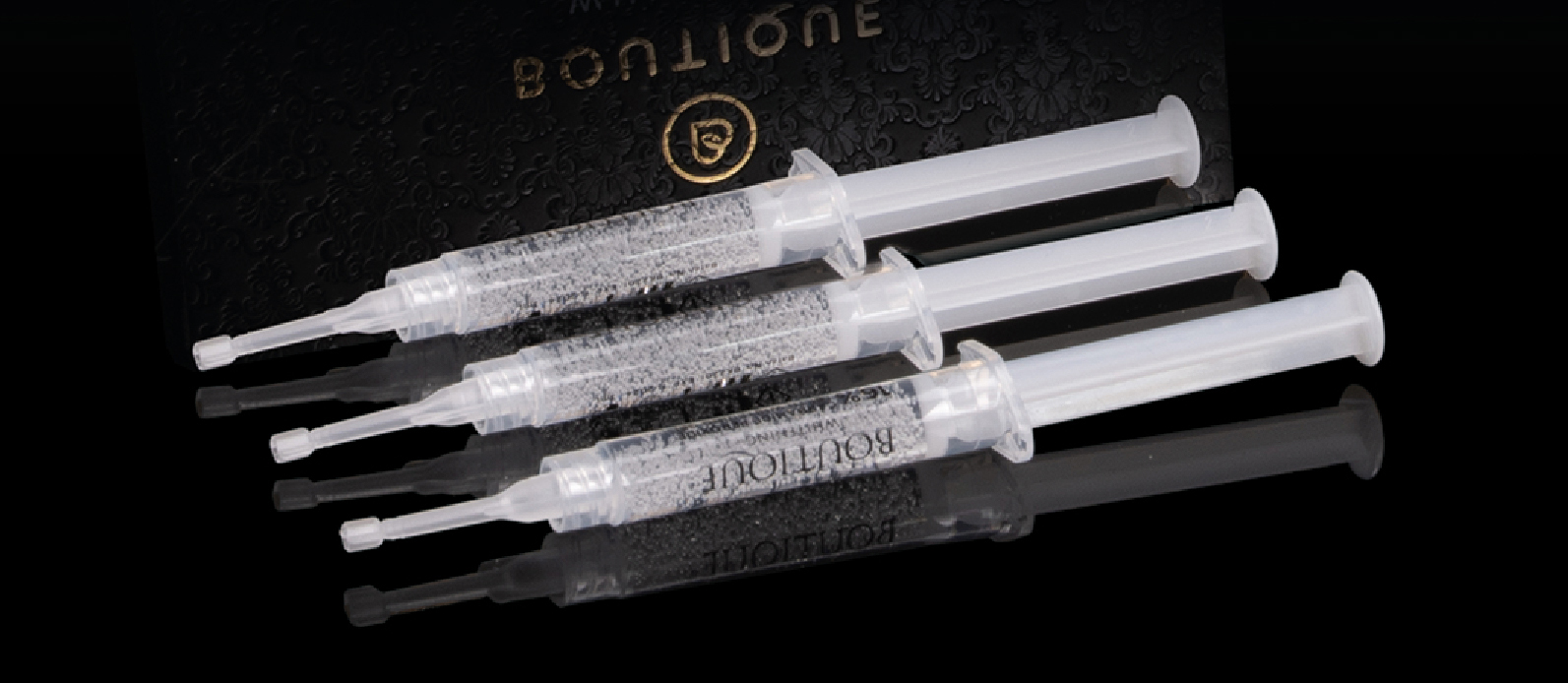 Boutique Whitening professional gels and custom-fitted trays at Heslington Dental Practice York